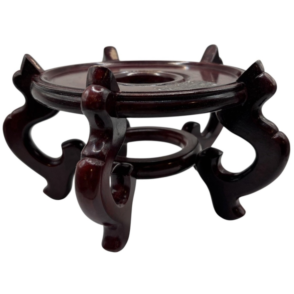 6.75 In. Rosewood Fishbowl Stand